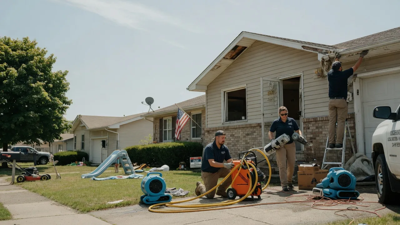 Water Damage Restoration in Footville, WI near me